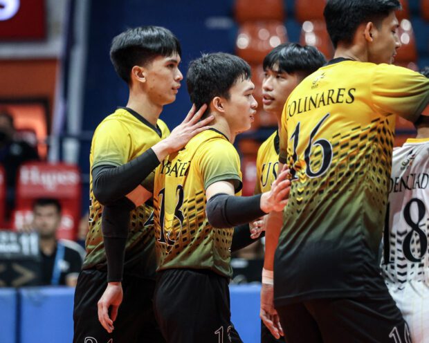 Josh Ybañez leads UST Tigers to victory anew in UAAP men's volleyball tournament. –UAAP PHOTO