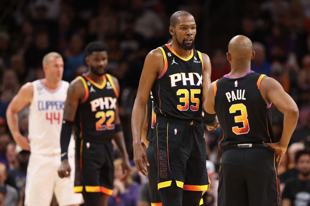 Kevin Durant Chris Paul Phoenix Suns NBA