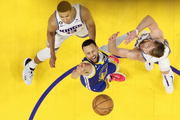 Steph Curry Warriors Kings