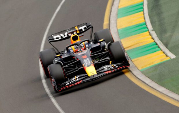 Formula One F1 - Australian Grand Prix - Melbourne Grand Prix Circuit, Melbourne, Australia - April 1, 2023 Red Bull's Max Verstappen during qualifying REUTERS/Darrian Traynor