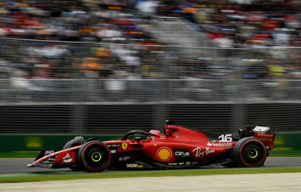 Fórmula uno F1 - Gran Premio de Australia - Circuito del Gran Premio de Melbourne, Melbourne, Australia - 1 de abril de 2023 Charles Leclerc de Ferrari durante la clasificación REUTERS/Jaimi Joy