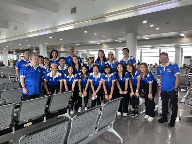 The Philippine women's team travels to Japan to train for the Southeast Asian Games. –CONTRIBUTED PHOTO