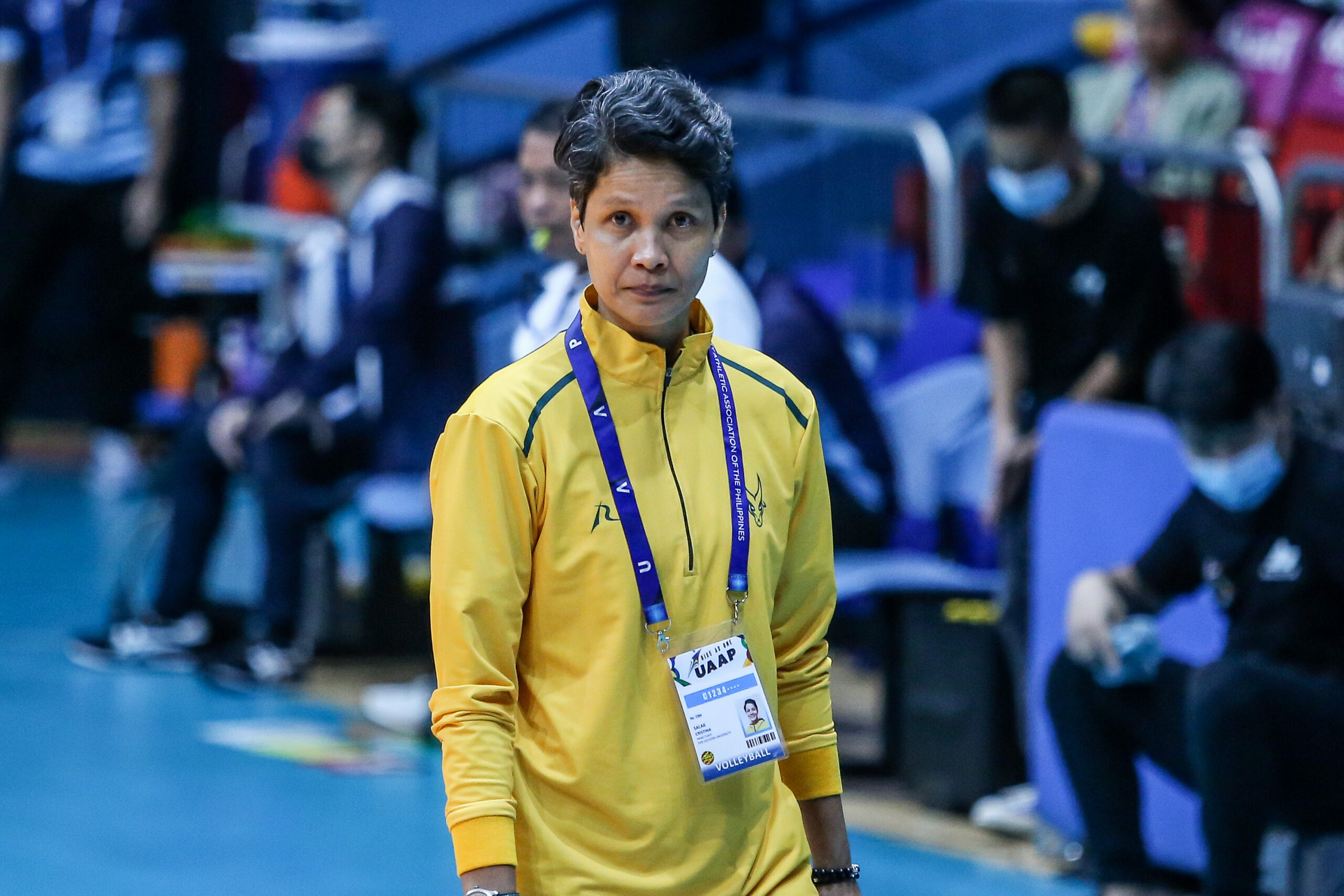 FEU Lady Tamaraws' coach Tina Salak UAAP volleyball