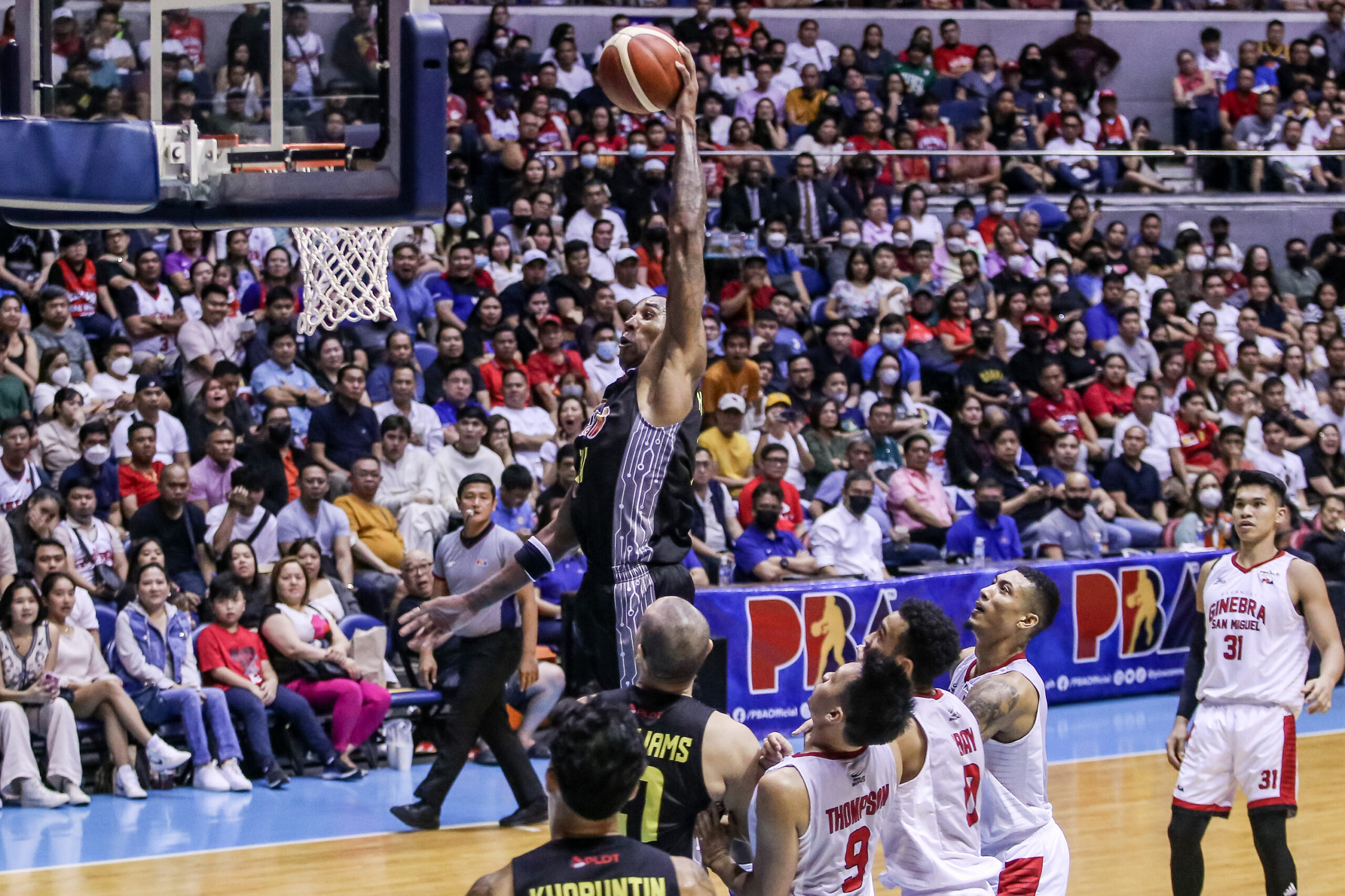 TNT fires PBA Finals record 21 triples to torch Ginebra, tie series 22