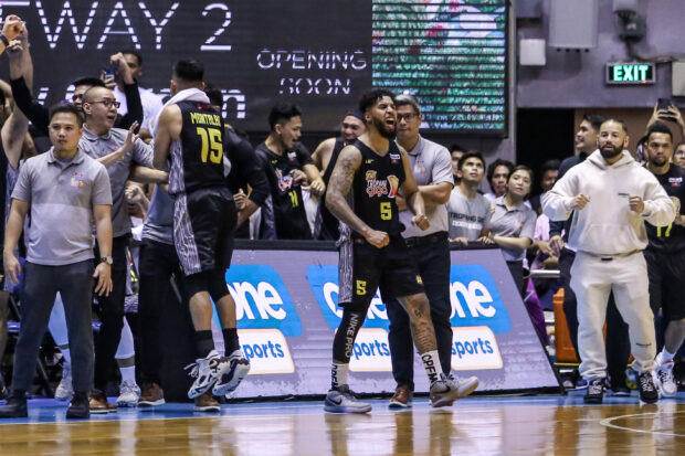 Mikey Williams' hot hand helps TNT clinch the 2023 PBA Governors' Cup title. –Marlo Cueto/Inquirer.net