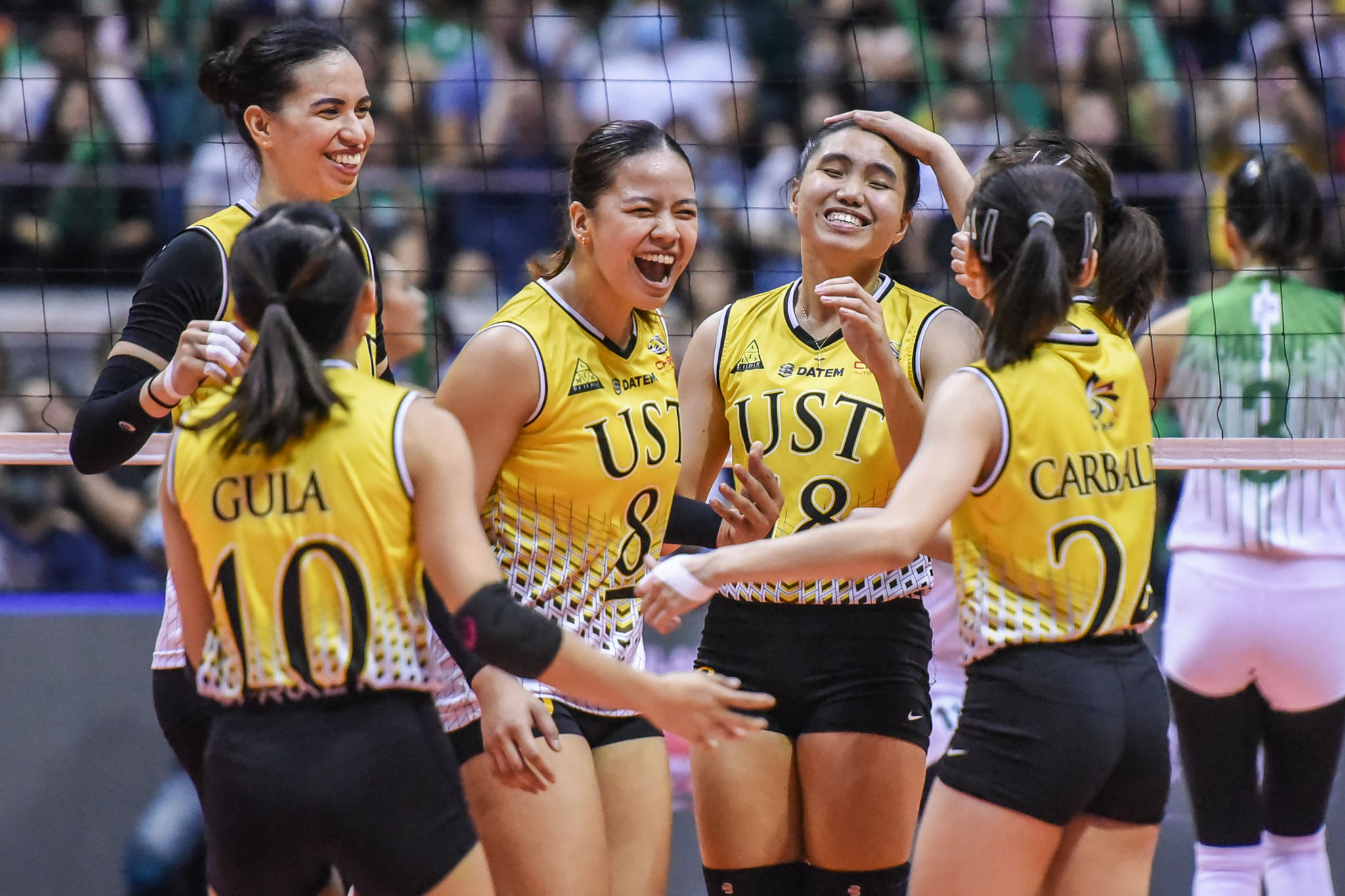 Uaap Eya Laure Ust Tigresses Take Down La Salle Lady Spikers