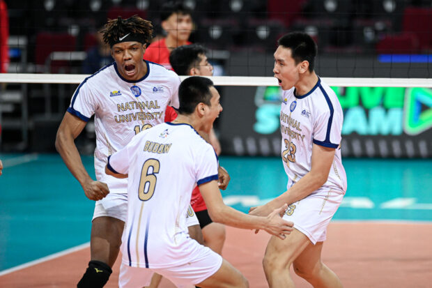 NU Bulldogs in the UAAP Season 85 men's volleyball tournament. –UAAP PHOTO