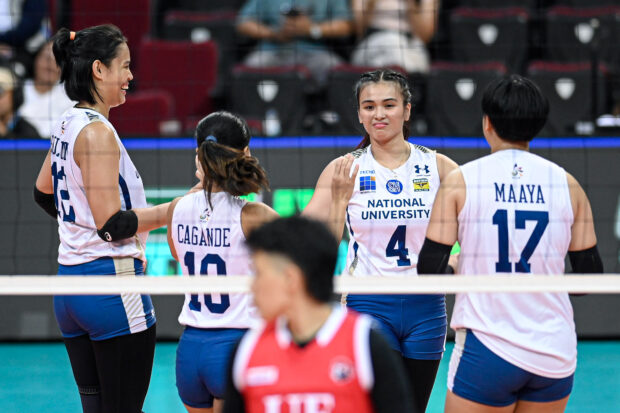Bella Belen and the NU Lady Bulldogs are heading back to the Final Four. –UAAP PHOTO
