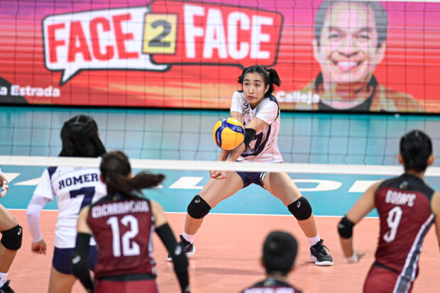 Adamson Lady Falcons' Lucille Almonte.  -UAAP PHOTO
