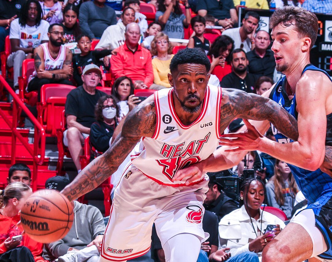 Udonis Haslem checks out with 24 PTS in his final regular season