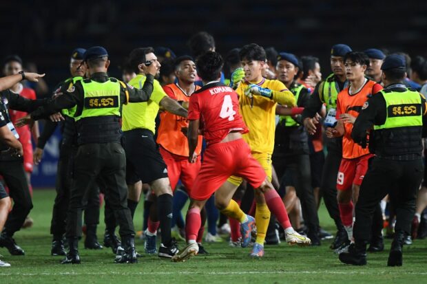 Thailand Indonesia SEA Games football final