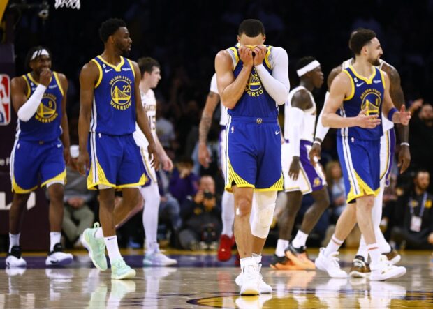 Steph Curry Warriors vs Lakers Game 3 NBA