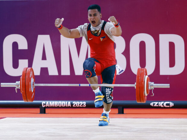 Dexter Tabique SEA Games 2023 weightlifting