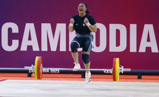 Kristel Macrohon SEA Games 2023 weightlifting