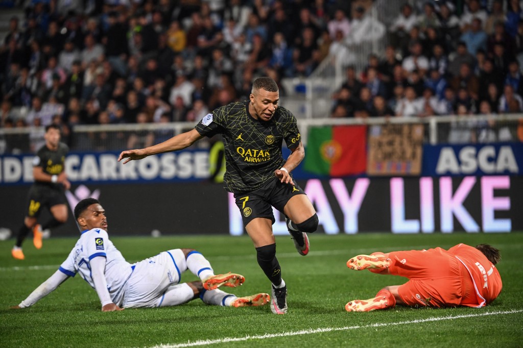 Kylian Mbappe goals see PSG all but secure Ligue 1 title Inquirer Sports