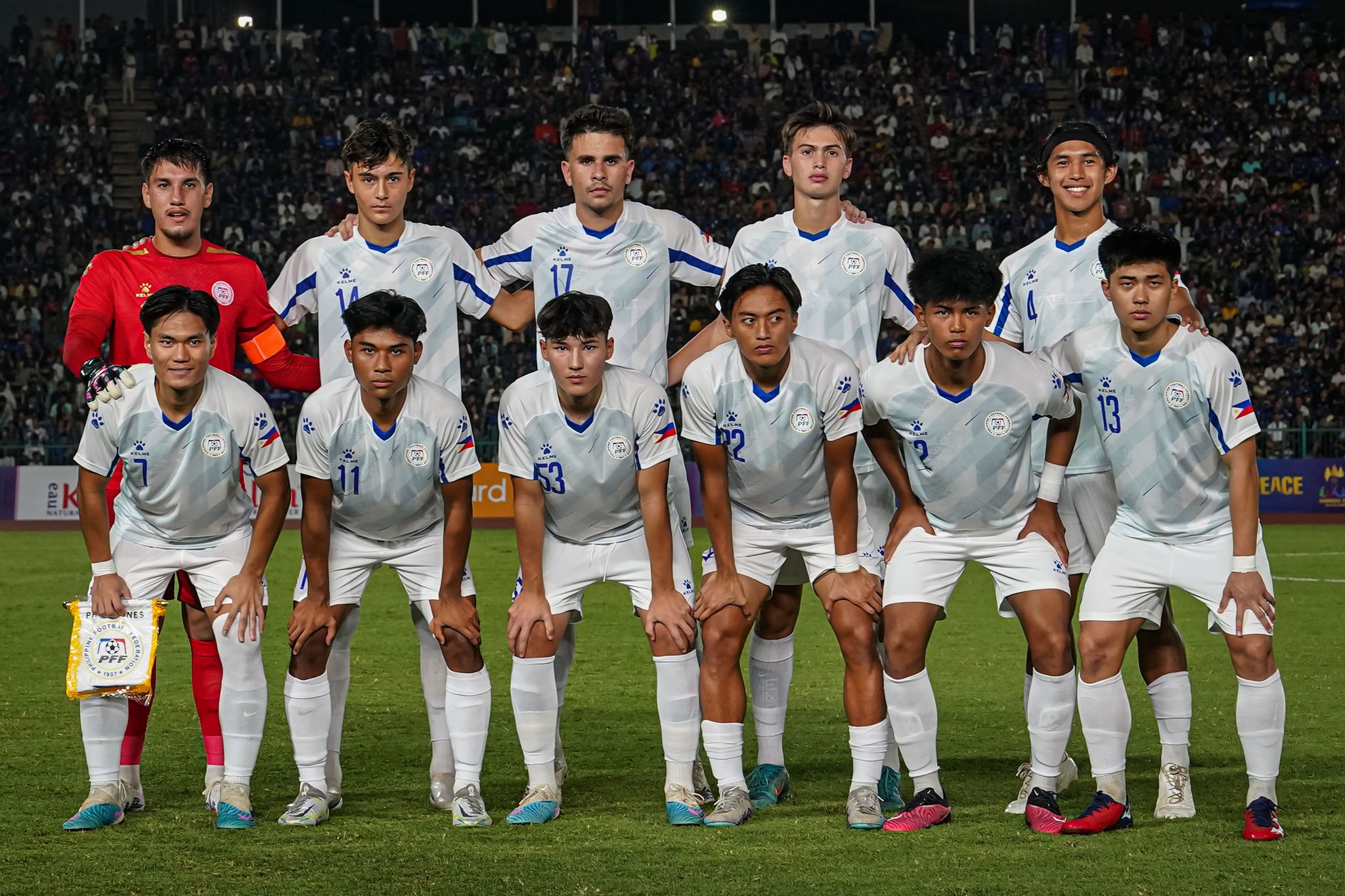 Young Azkals in the 32nd SEA Games in Cambodia. 