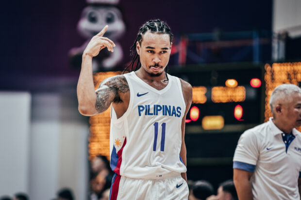 Gilas Pilipinas' Chris Newsome in the SEA Games 2023.