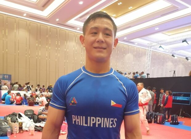 Filipino jiu-jitsu fighter Marc Alexander Lim finally wins a gold medal in the SEA Games.  –JUNE NAVARRO