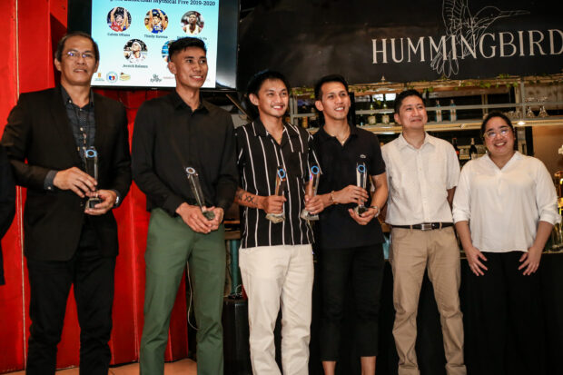 Collegiate Press Corps Mythical Five awardees.