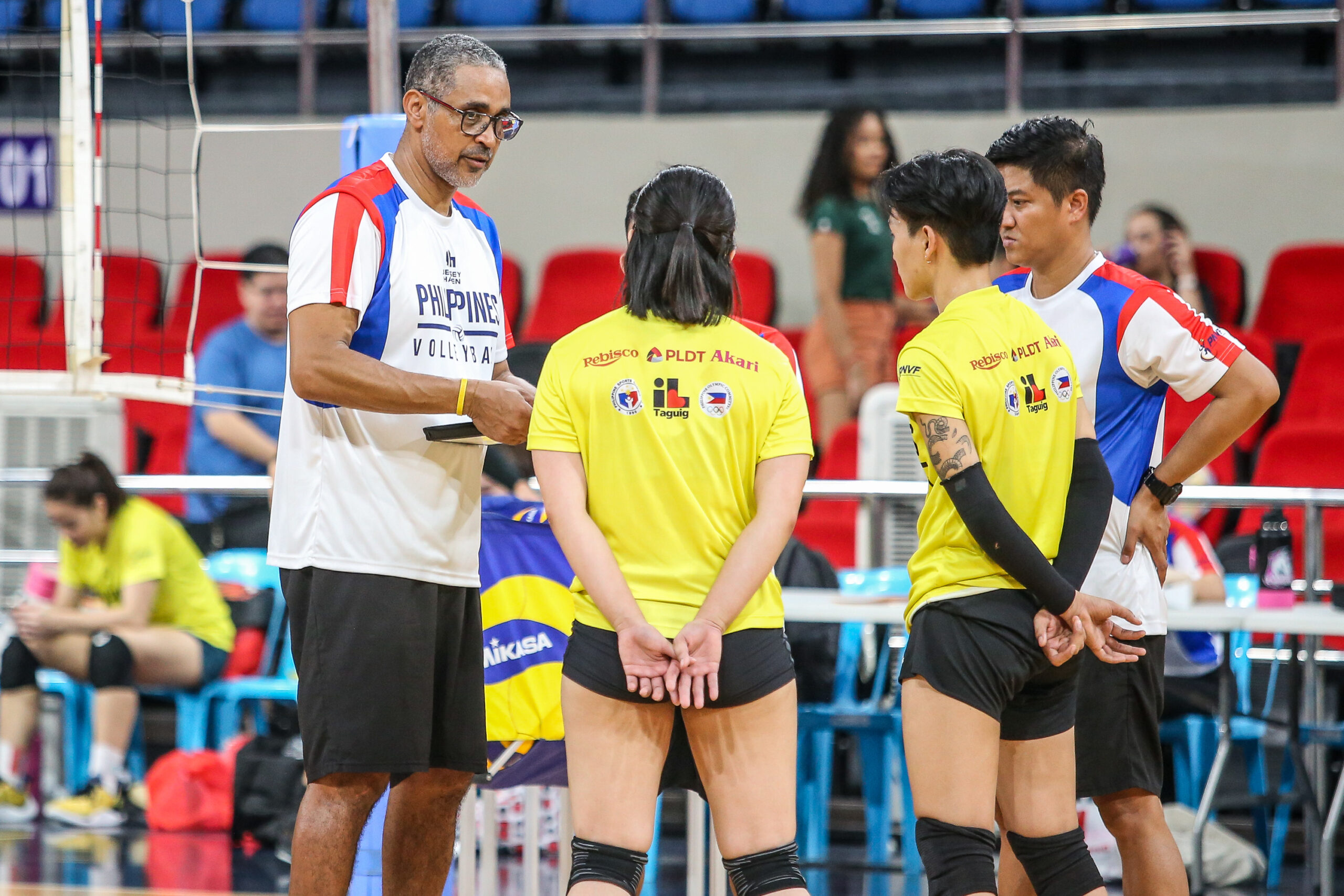 Philippine women's volleyball team coach Jorge Souza De Brito