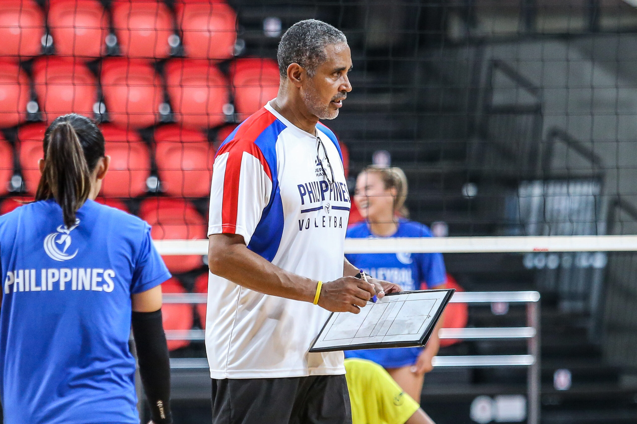 Philippine women's national volleyball team coach Jorge Souza de Brito