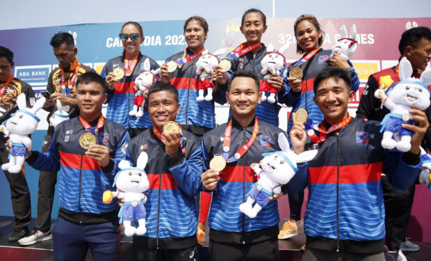 Philippines' gold medalists in the SEA Games 2023 Obstacle Course Racing.