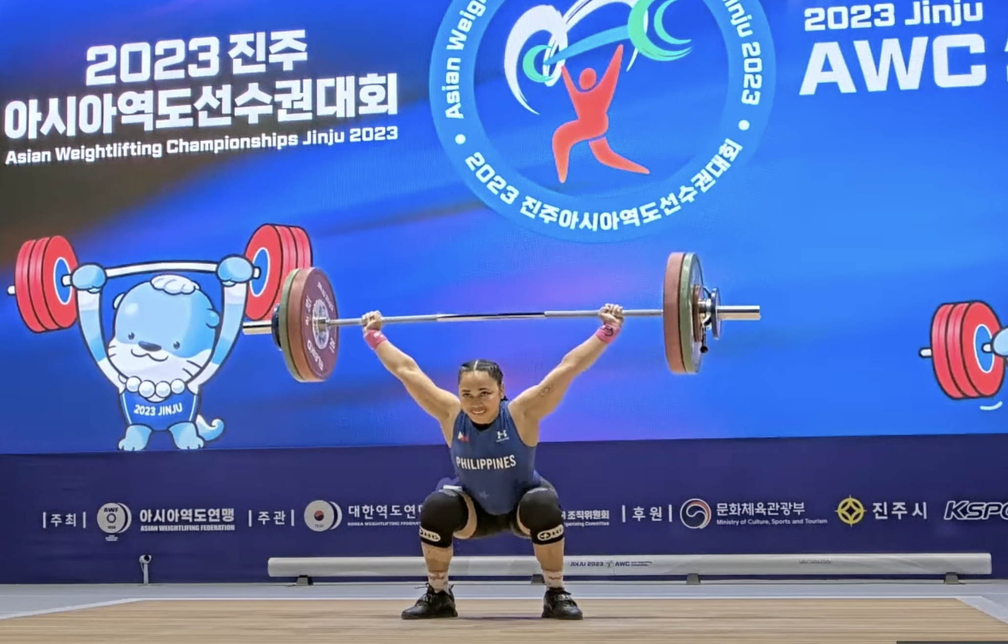 hidilyn diaz asian championships 2023 women's 59kg snatch
