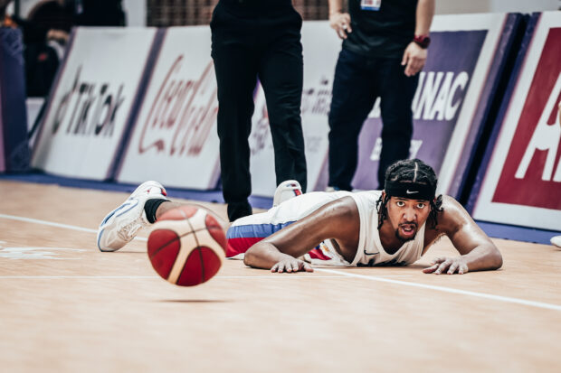 Brandon Ganuelas-Rosser estuvo por todas partes para Gilas Pilipinas en los Juegos SEA.  —FOTO CONTRIBUIDA
