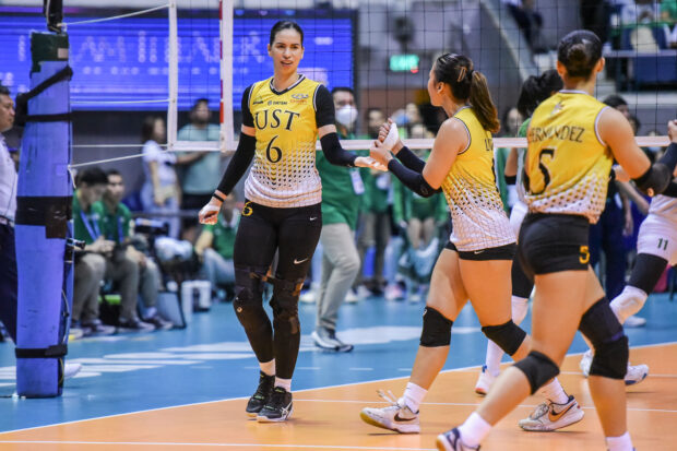 Milena Alessandrini ends her stint with UST Golden Tigresses. -UAAP PHOTO