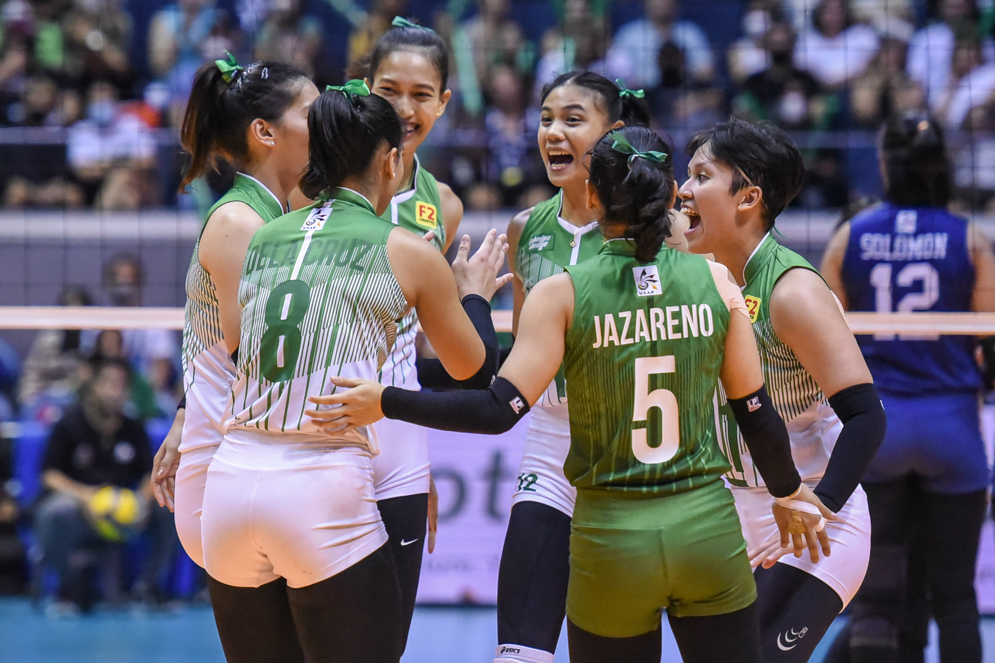 La Salle moves on cusp of UAAP women's volleyball title, NU