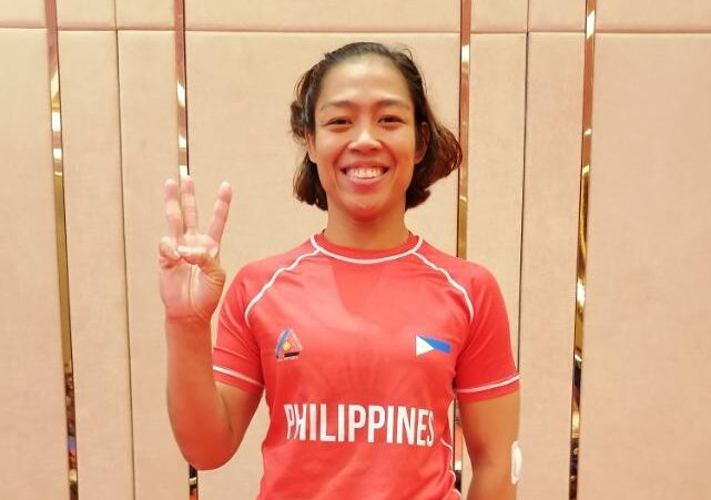 FILE – Filipino Jiu-jitsu fight Annie Ramirez wins another SEA Games gold medal.  –ANNE RAMIREZ PHOTO