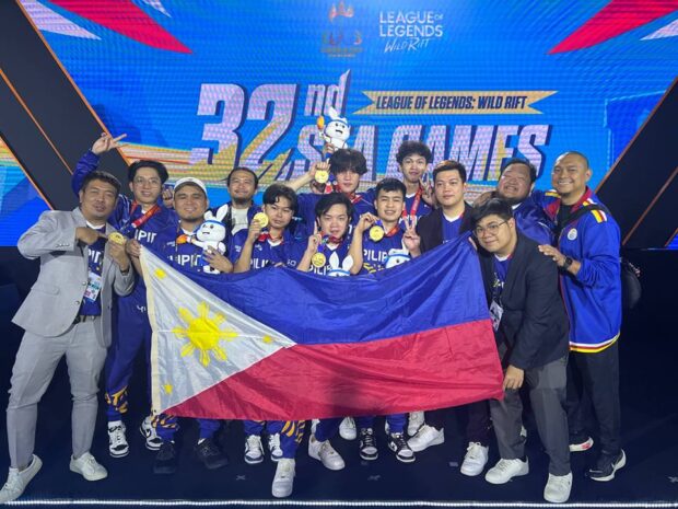 Philippines' League of Legends: Wild Rift team wins gold in SEA Games 2023.