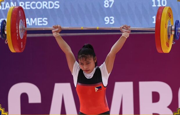 Rosalinda Faustino weightlifting SEA Games 2023