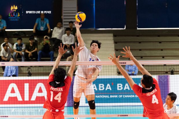 Philippine men's volleyball team's Jau Umandal. –CAMBODIA 2023