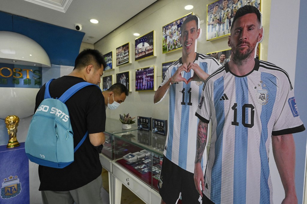 Chinese police issue warning against scams offering the chance to have a drink with Messi for ,000