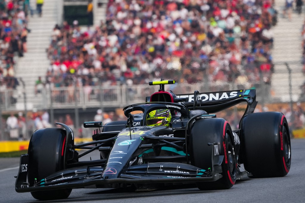 F1: Lewis Hamilton leads George Russell in Mercedes one-two in Canada ...