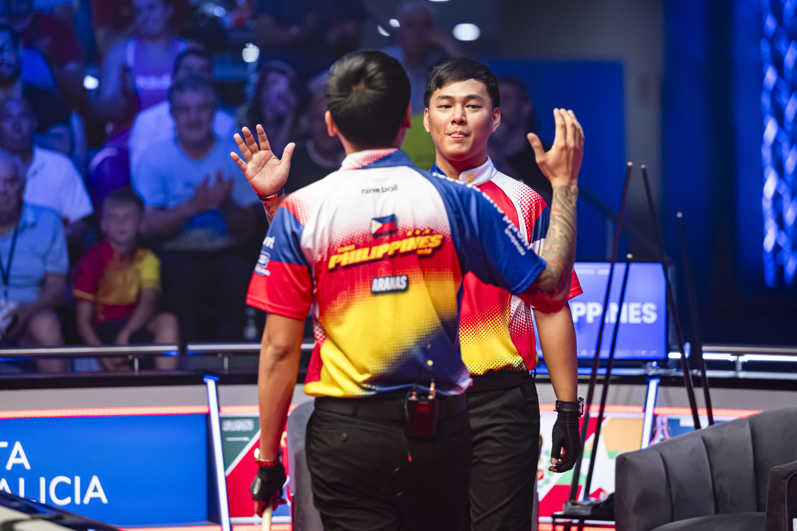 Johann Chua, James Aranas rally to reach 2nd round of World Cup of Pool