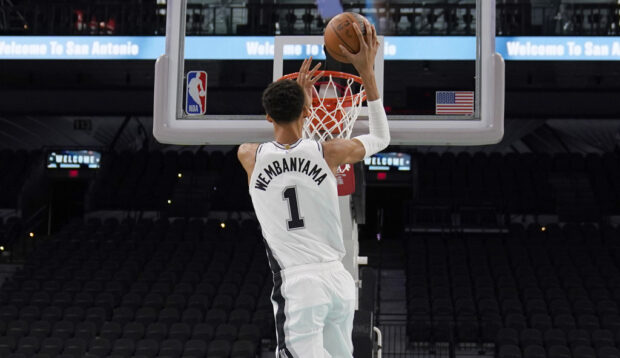 San Antonio Spurs' Victor Wembanyama NBA