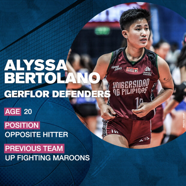 Alyssa Bertolano PVL Gerflor Defenders