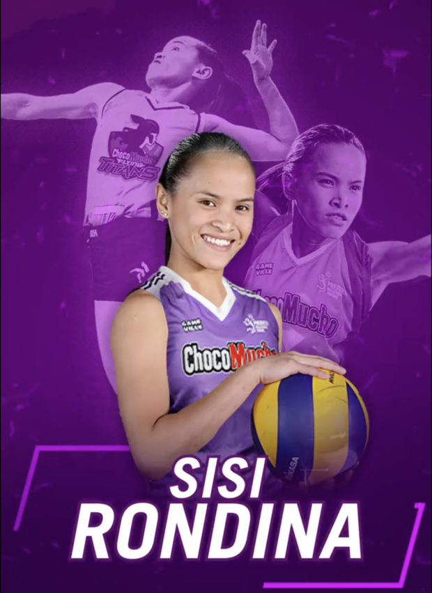 Sisi Rondina joins Choco Mucho in her PVL debut.