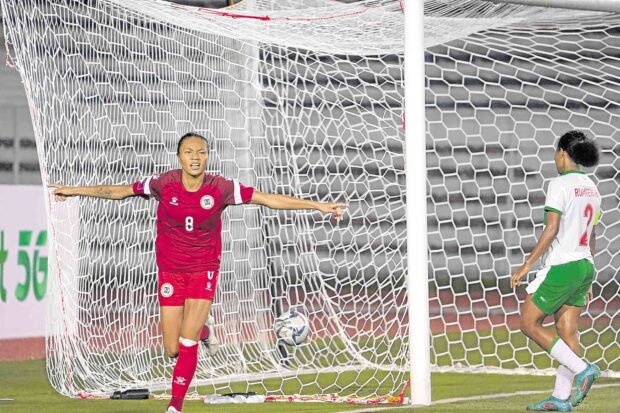Sarina Bolden swears that the Filipinas will go into the World Cup with a winning mentality. —AFF PHOTO