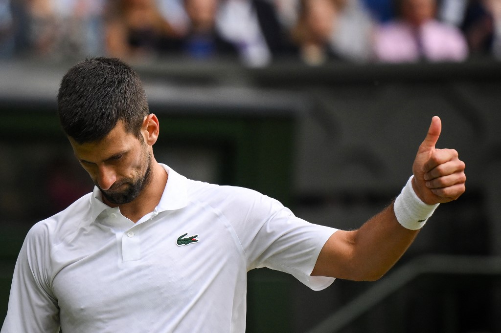 Wimbledon: Novak Djokovic ties Roger Federer with 46 Grand Slam ...