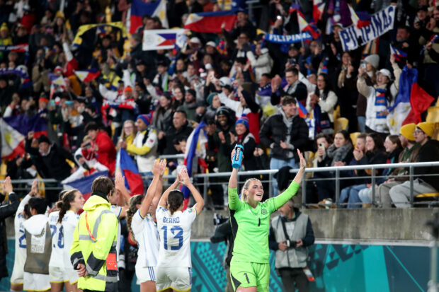 Philippines' Olivia McDaniel New Zealand Women's World Cup