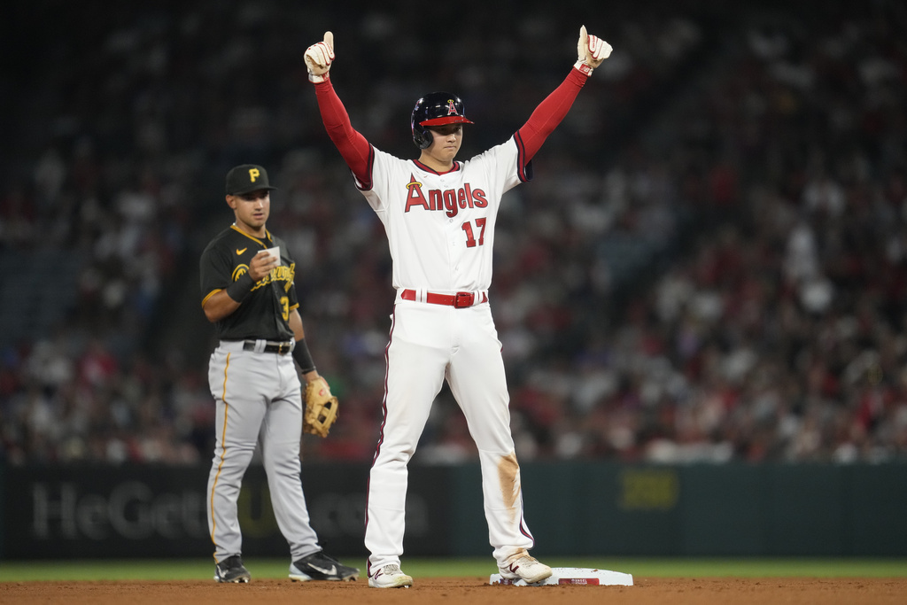 Los Angeles Angels starting pitcher Shohei Ohtani 