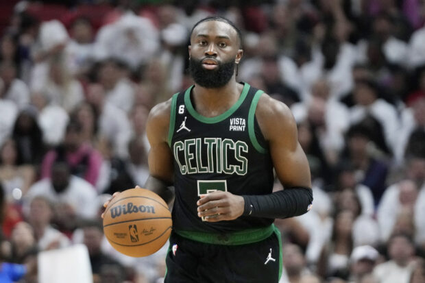Boston Celtics guard Jaylen Brown NBA