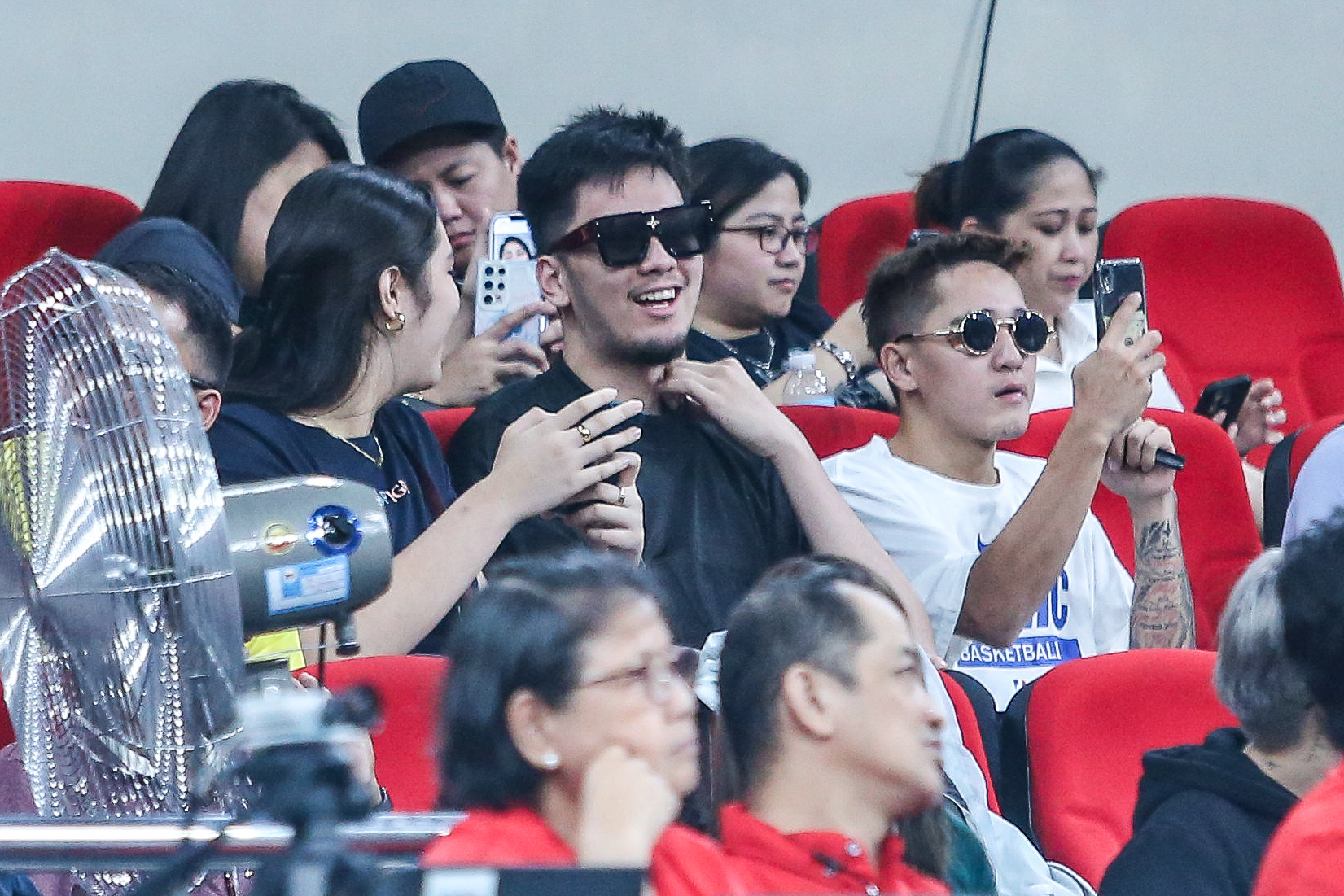 Kai Sotto in attendance during the PVL Invitational Conference finals