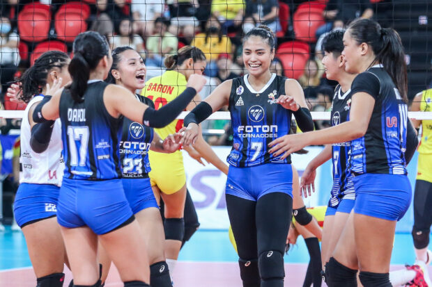 Foton Tornadoes in the PVL Invitational Conference.