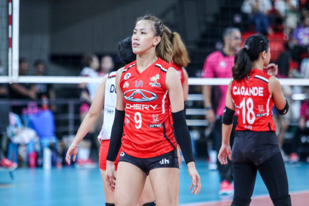 Volleyball player EJ Laure. 