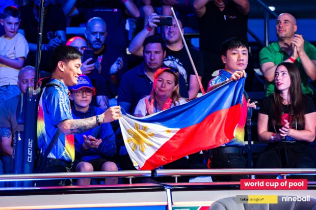 Johann Chua (right) and James Aranas represent the Philippines well in Spain