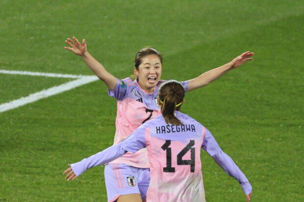 Japan's defender #02 Risa Shimizu Women's World Cup